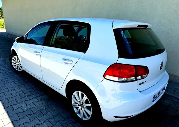 Volkswagen Golf cena 25900 przebieg: 127000, rok produkcji 2012 z Biała małe 667